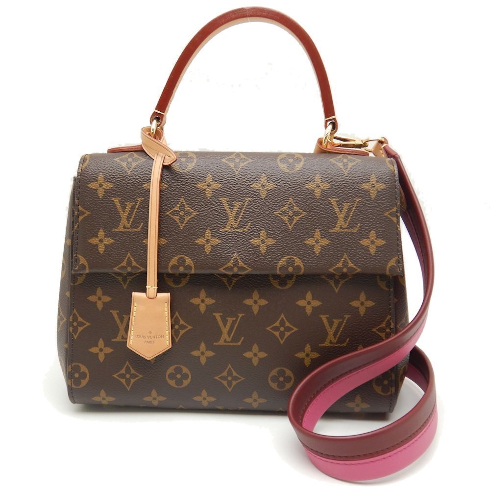 Louis Vuitton Monogram Cluny BB Handbag Brown